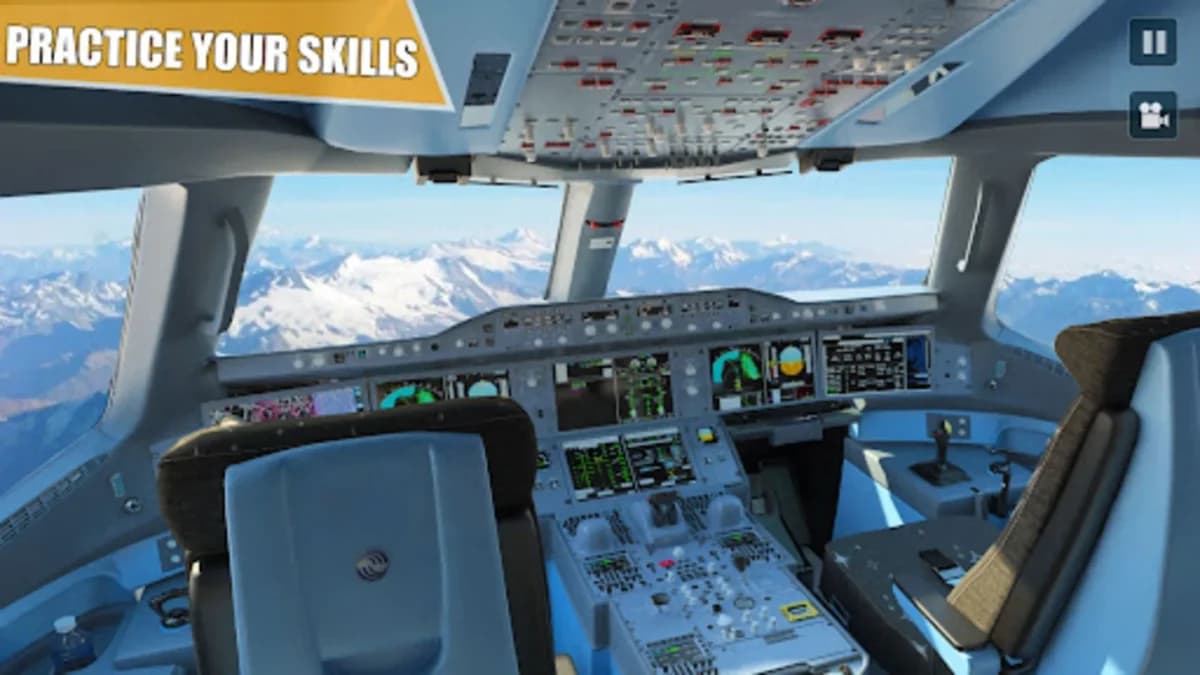 Pilot Flight Simulator Offline — لقطة شاشة 5