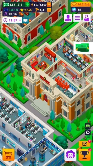 University Empire Tycoon — لقطة شاشة 1