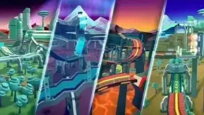 Gravity Rider Zero — لقطة شاشة 1